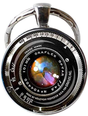 Camera Lens Keychain