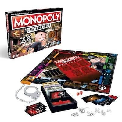 Hasbro Monopoly Game Cheaters Edition Board Game