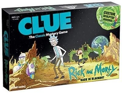 Rick and Morty Clue Board Game