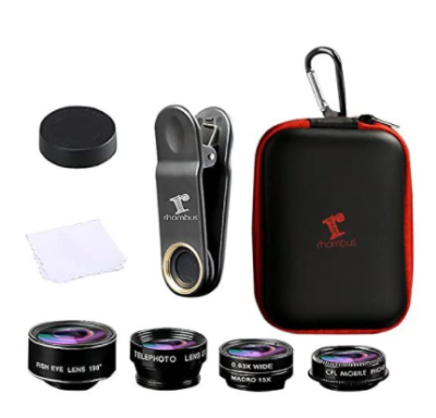 Camera Lens Kit with Case