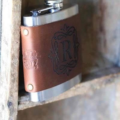 FLASK WRAP Leather