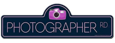 A Photographer Sign