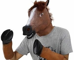 Rubber Horse Head Mask
